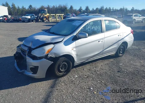 2020 Mitsubishi Mirage G4 Es из США, поврежденный, VIN ML32F3FJ8LHF12271